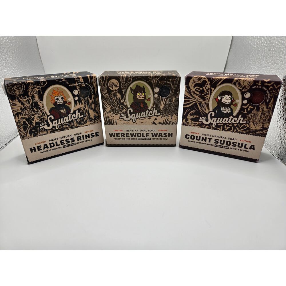 Dr. Squatch Soap 3 Pack- Unopened